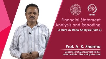 Lecture-37- Ratio Analysis (Part-3)
