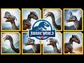 ALL NEW CONTENENTIAL CREATURES (JURASSIC WORLD ALIVE)