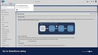 How to set up a custom login domain for Salesforce