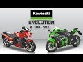 THE EVOLUTION OF KAWASAKI NINJA 1984-2019 #FreeWheelie