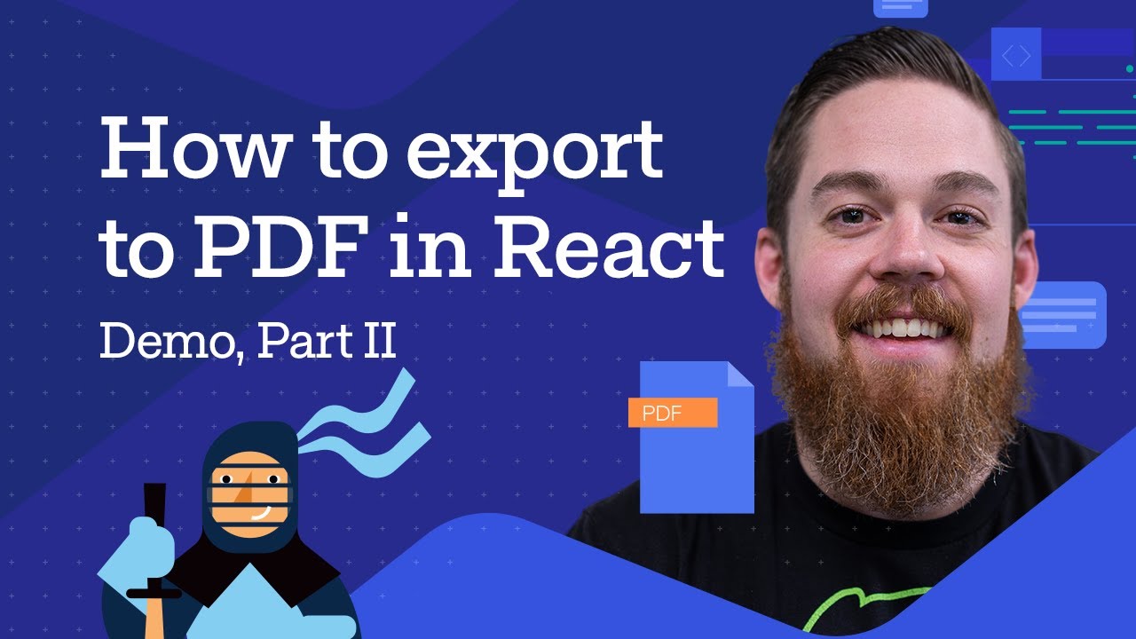 How to Export to PDF in React: Invoices and Charts | React PDF Generator Part 2