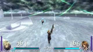 Dissidia Démo - Mode Normal - Cloud Fight 01 || www.ffshores.com
