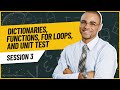 Mastering Python: Dictionaries, Functions, For Loops, and Unit Testing | Python Tutorial 2026