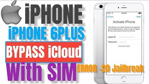 Iphone 6splus ios 14.6 Disable Error -20 jailbreak Fixed! no need MinaUSB (Unlocktool)