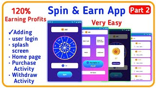 How to Make Spin & Earn Money app in your Smartphone by using Sketchware | Earning App kaise banaye screenshot 5