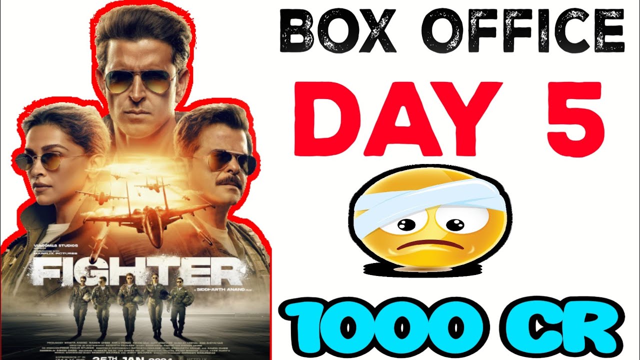 Fighter Day 5 Worldwide box office collection || Fighter 5th day India net collection 