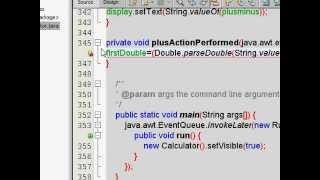 Java - Make a Calculator using NetBeans 3 of 5 - YouTube.flv
