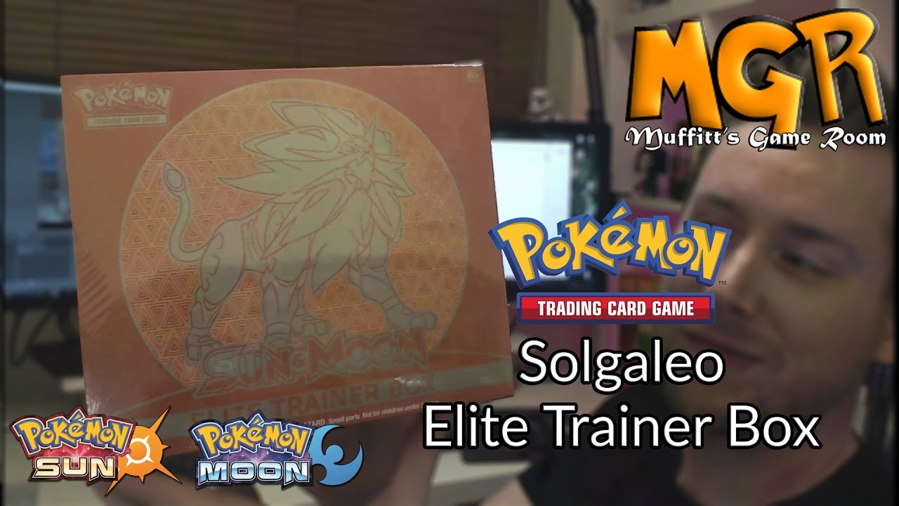 Pokémon Sun and Moon - Solgaleo Elite Trainer Box Opening!