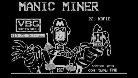 Manic Miner (VBG Software) - PMD 85 - Longplay