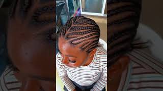 beautiful and simple cornrow #cornrows