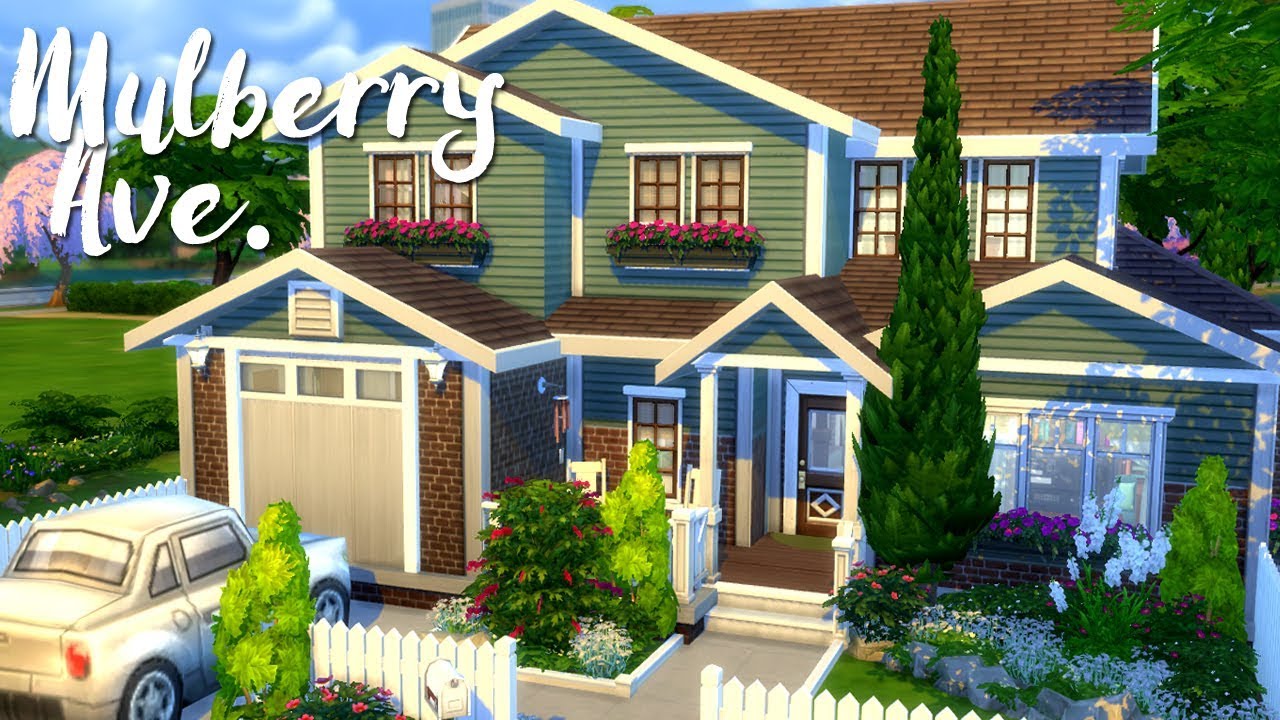 The Sims  4  Speed Build 130 Mulberry Ave YouTube