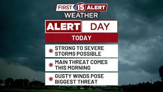 9:15 AM Tuesday - First Alert Day Update
