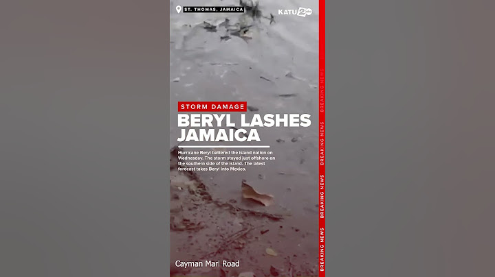 Hurricane Beryl batters Jamaica
