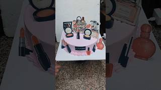 makeup kit photo theme cake 🎂 normal design 😋#short #viral #video #shortvideo #viralvideo #trending