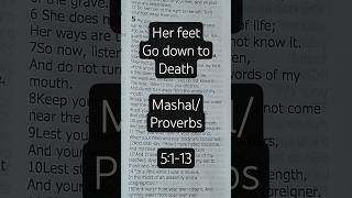 Keep your way far from her #bynv #scripturereading #wisdom #insight #truth #message
