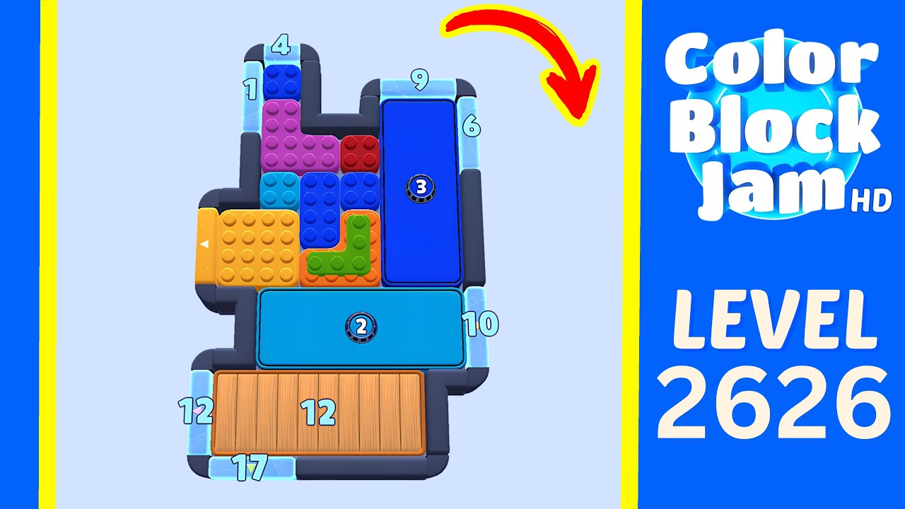 Color Block Jam Level 1694 (2626) Solution Walkthrough - YouTube
