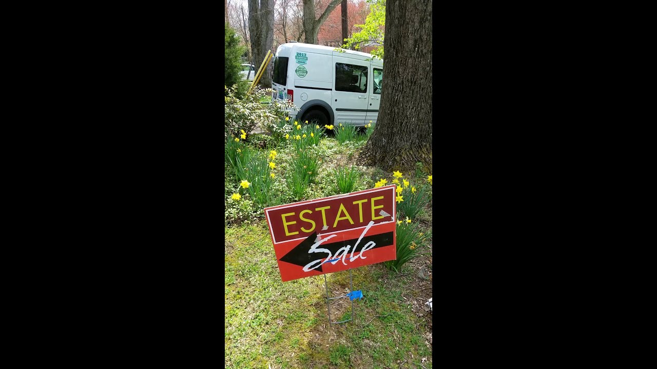 Estate Sale Bethesda Maryland April 1214th YouTube