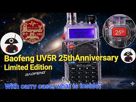 Baofeng UV5R 25th Anniversary Edition, available at Radioddity!