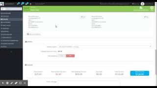 how create a new order via backoffice of prestashop