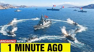 Iranian Boats Tried to Grab HMS Dragon from a French Naval Group — Then This Happened!