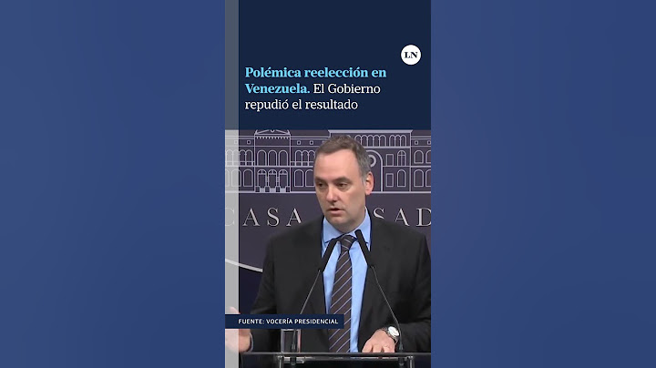 Polémica reelección en Venezuela: el Gobierno argentino repudió el resultado de la elección