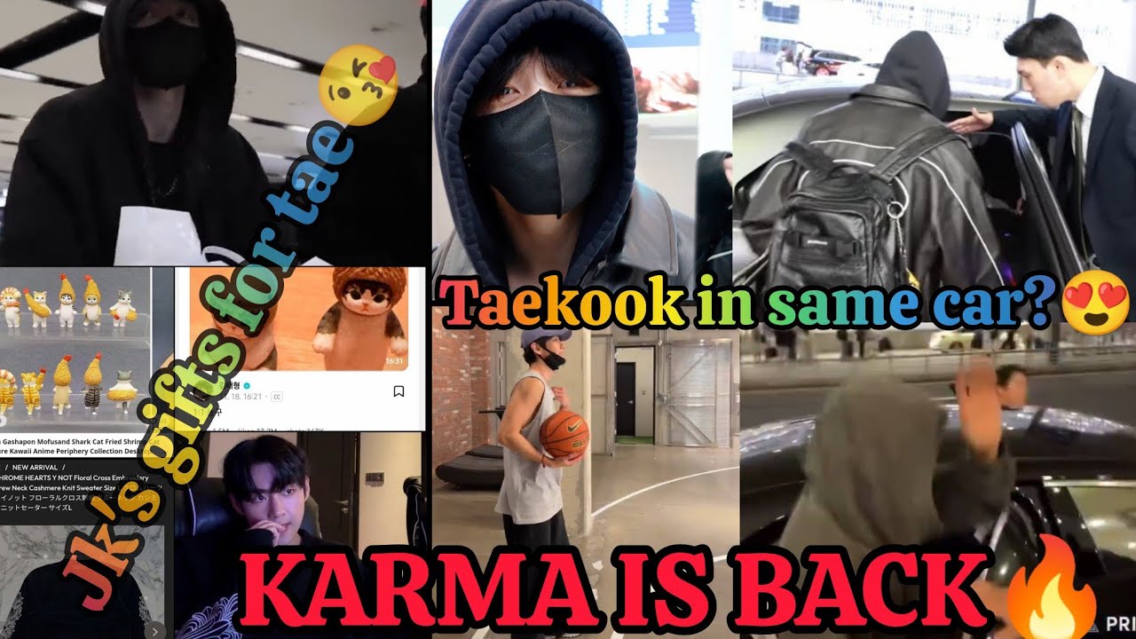 taekook using same car ? 👀 taehyung came live and flexed jungkook's gifts for him 🔥