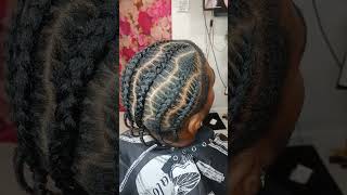 wavy Stitch braids Nle Choppa