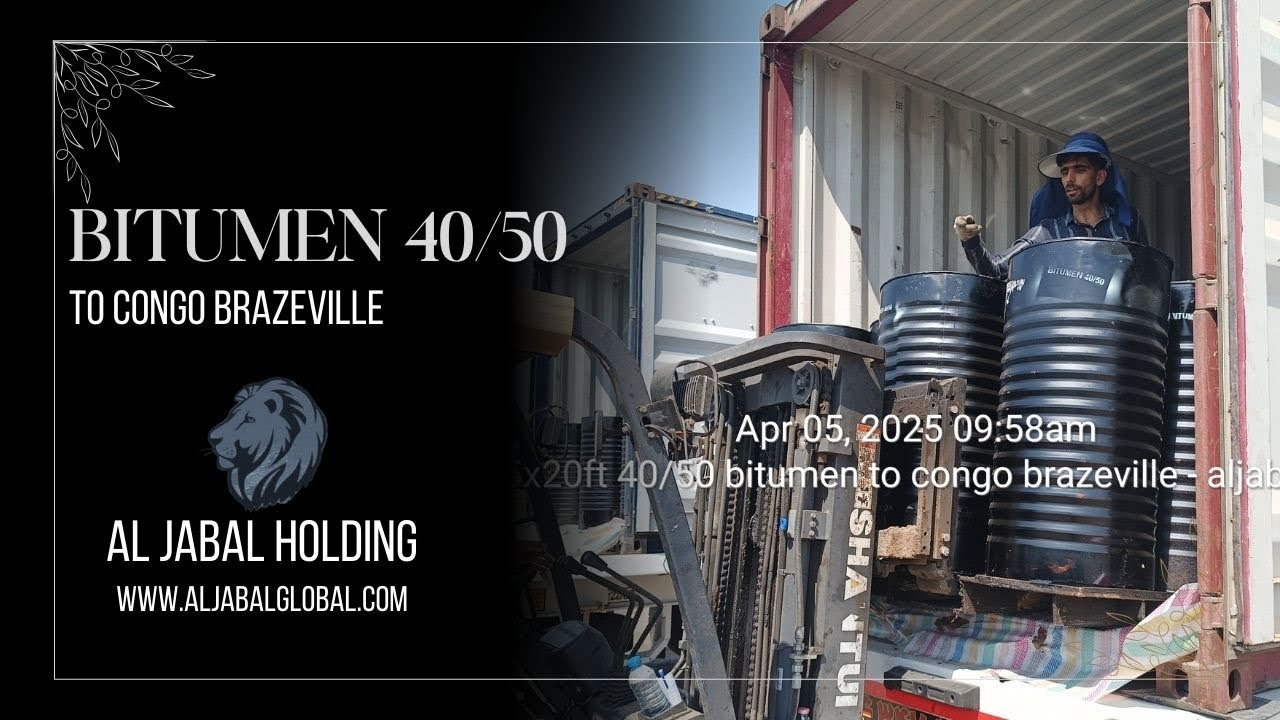 Bitumen 40/50 Loading for Export to Congo | Aljabal Holding | April 2025