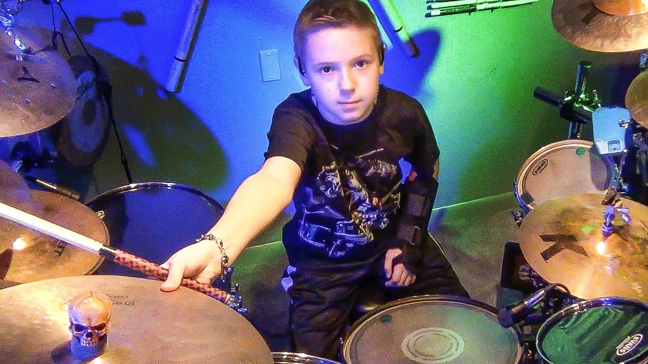 The Trooper (WITH ONE HAND) Drum Cover