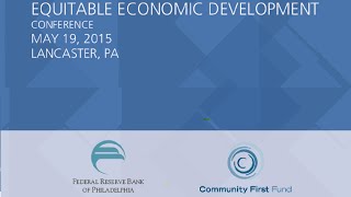 Equitable Economic Development - May 19 2015 - Panel 4