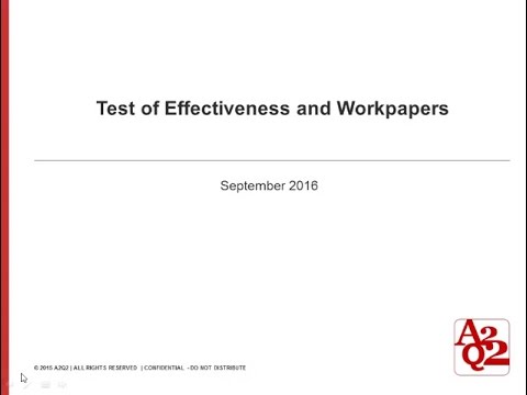 #60 SOX Test of Effectiveness - YouTube