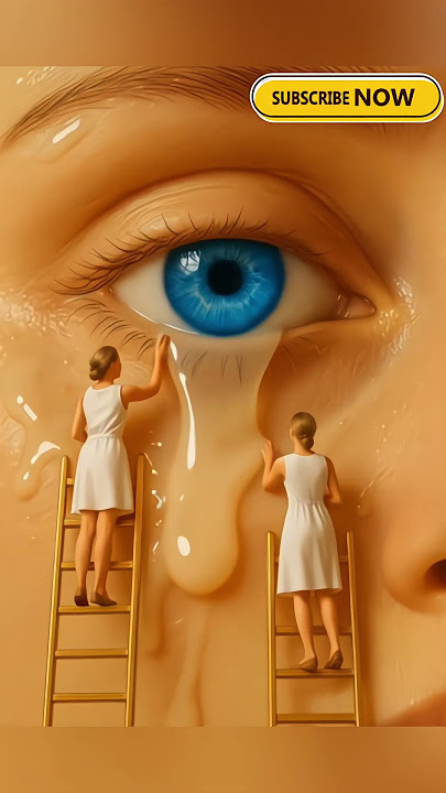 Tears of a Giant: A Surreal Moment in Motion #shorts #eyes
