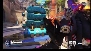 Playing a warm-up with Widowmaker in Overwatch 2 (gameplay, no commentary)