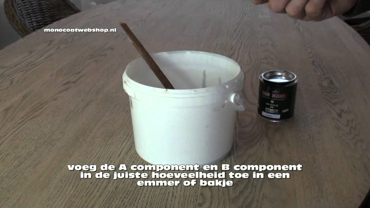 Demo:monocoatwebshop massief eiken tafel behandelen youtube