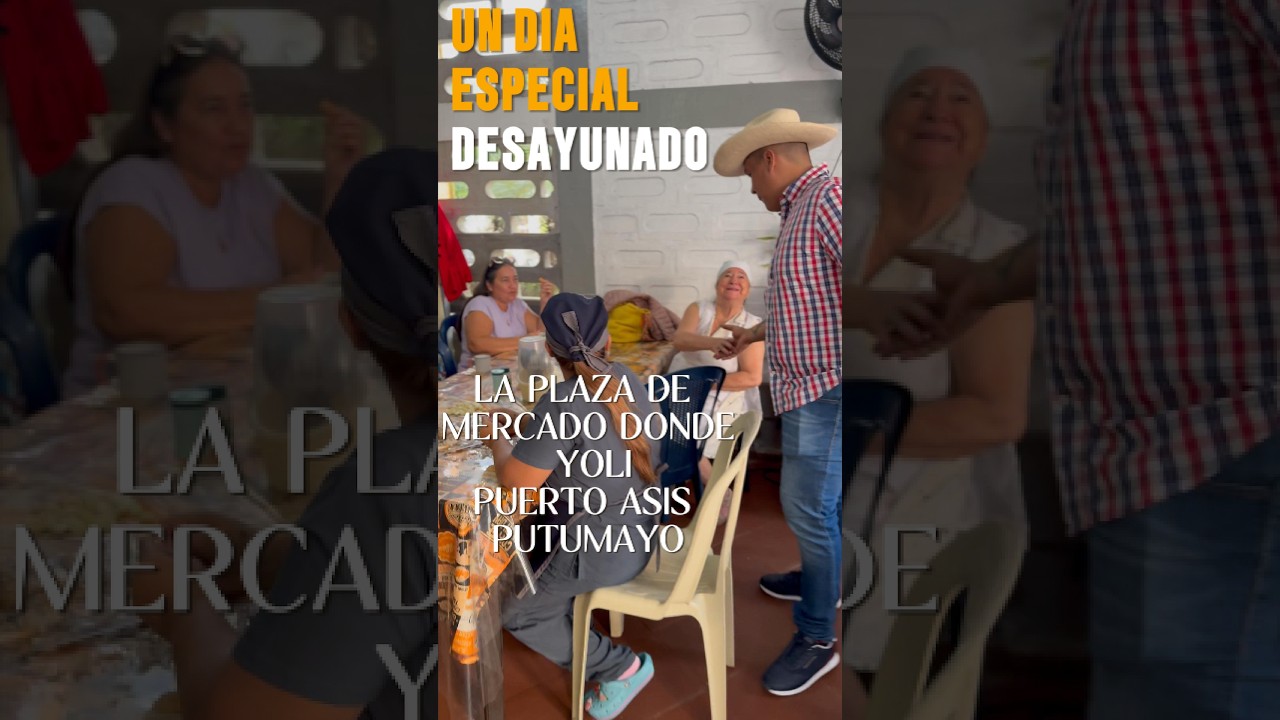 Hoy quise recorrer personalmente la plaza de mercado de Puerto Asís.