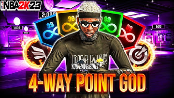 *NEW* 4-WAY POINT GUARD BUILD IS THE BEST BUILD ON NBA2K23! GAMEBREAKING BEST GUARD BUILD NBA 2K23!😱