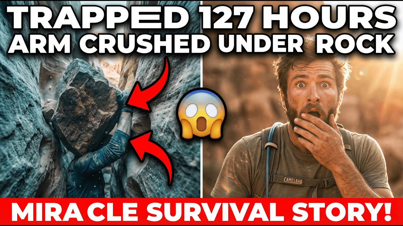 Trapped 127 Hours With His Arm Crushed Under a Boulder — How He Survived 