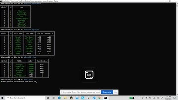 Employee-Tracker MYSQL