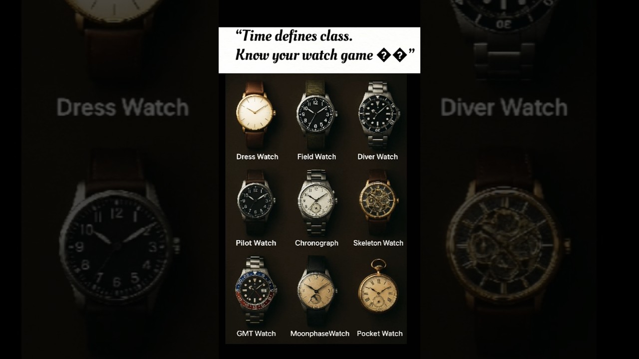 “Millionaire’s Timepiece Collection 💰⌚ | Which One Defines You?”