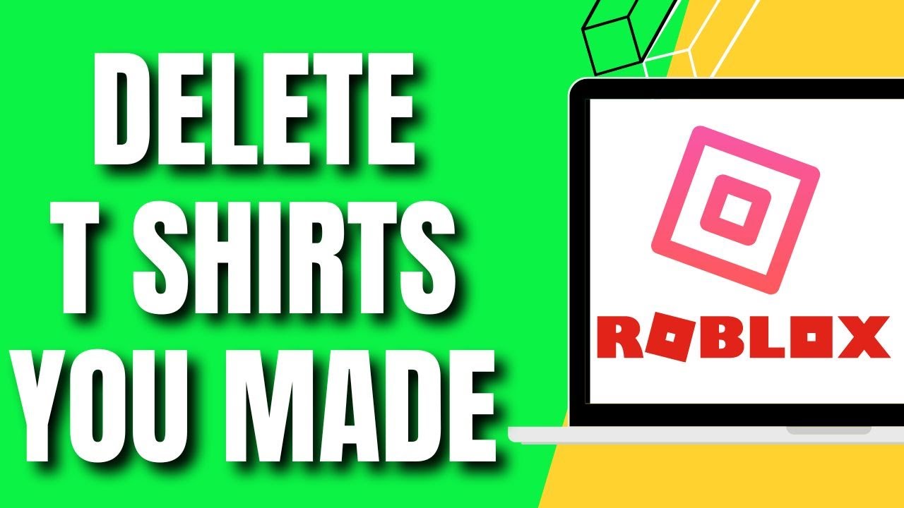 How To Delete Roblox T Shirts You Made Quick YouTube 