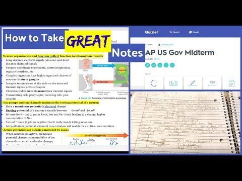 How to Take Notes in High School + College // Taking Effective Notes in AP Classes