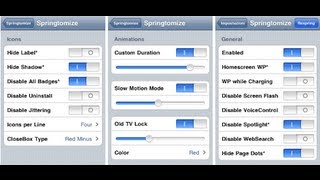 Springtomize Cydia Tweak - Review