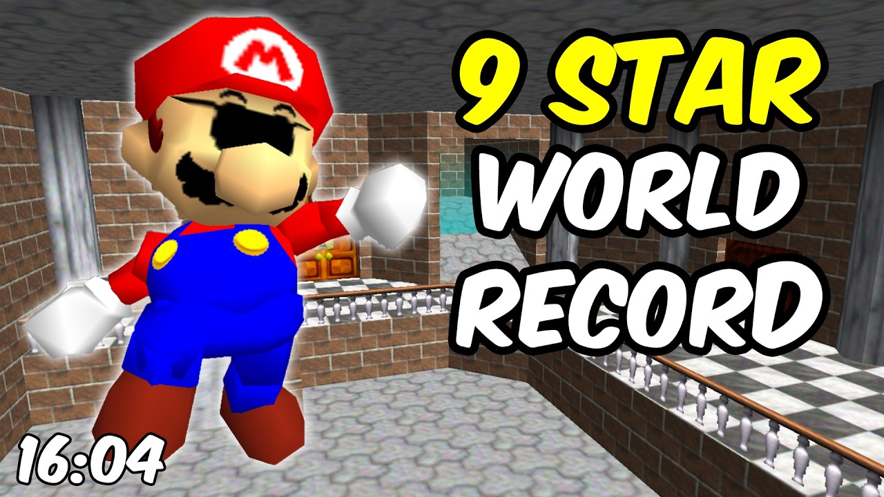 Blindfolded SM64 - 9 Star WR in 16:04 by Bubzia (New Category w/ CRACKSLIDE)