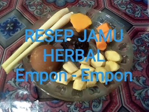 Resep Jamu Empon Empon Jokowi