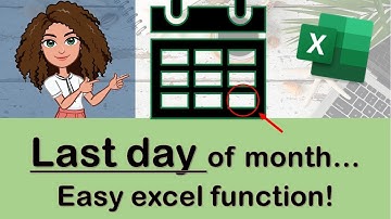EOMONTH function: Finding the last day of the month in excel
