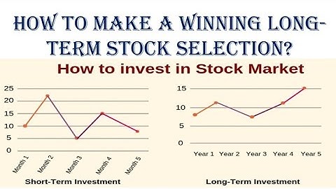Long-term stock selection criteria P/E Ratio, Debt / Current Ratio,