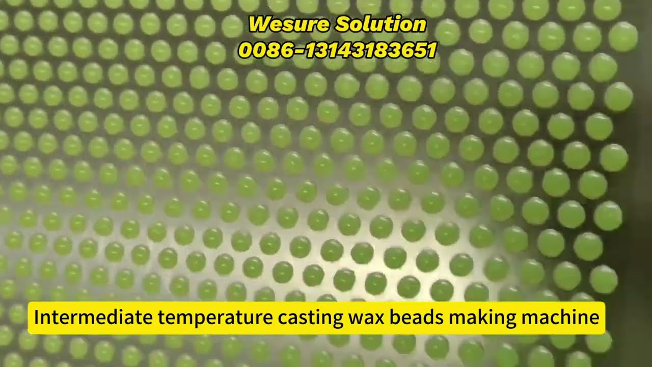Jewelry casting wax beads Precision casting industry chemical granule making granulator pelletizer
