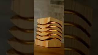 Making A 5th Element Inspired Fake Candle Holder // Woodworking #carpentry #diy #woodworking #wood