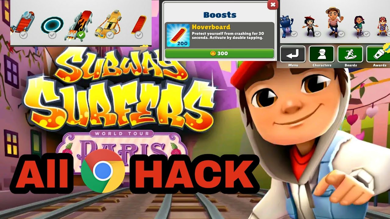 How to HACK subway surfers by chrome in hindi by Skull Hunter