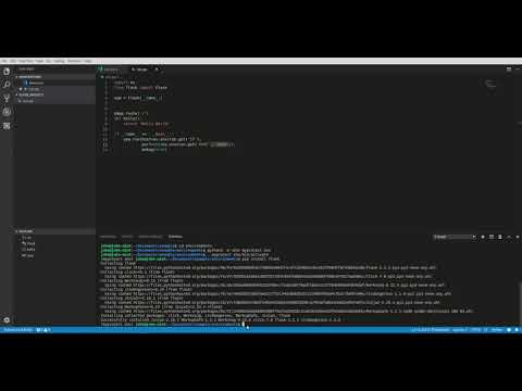 Virtual Environment with Python3 to run Flask app
